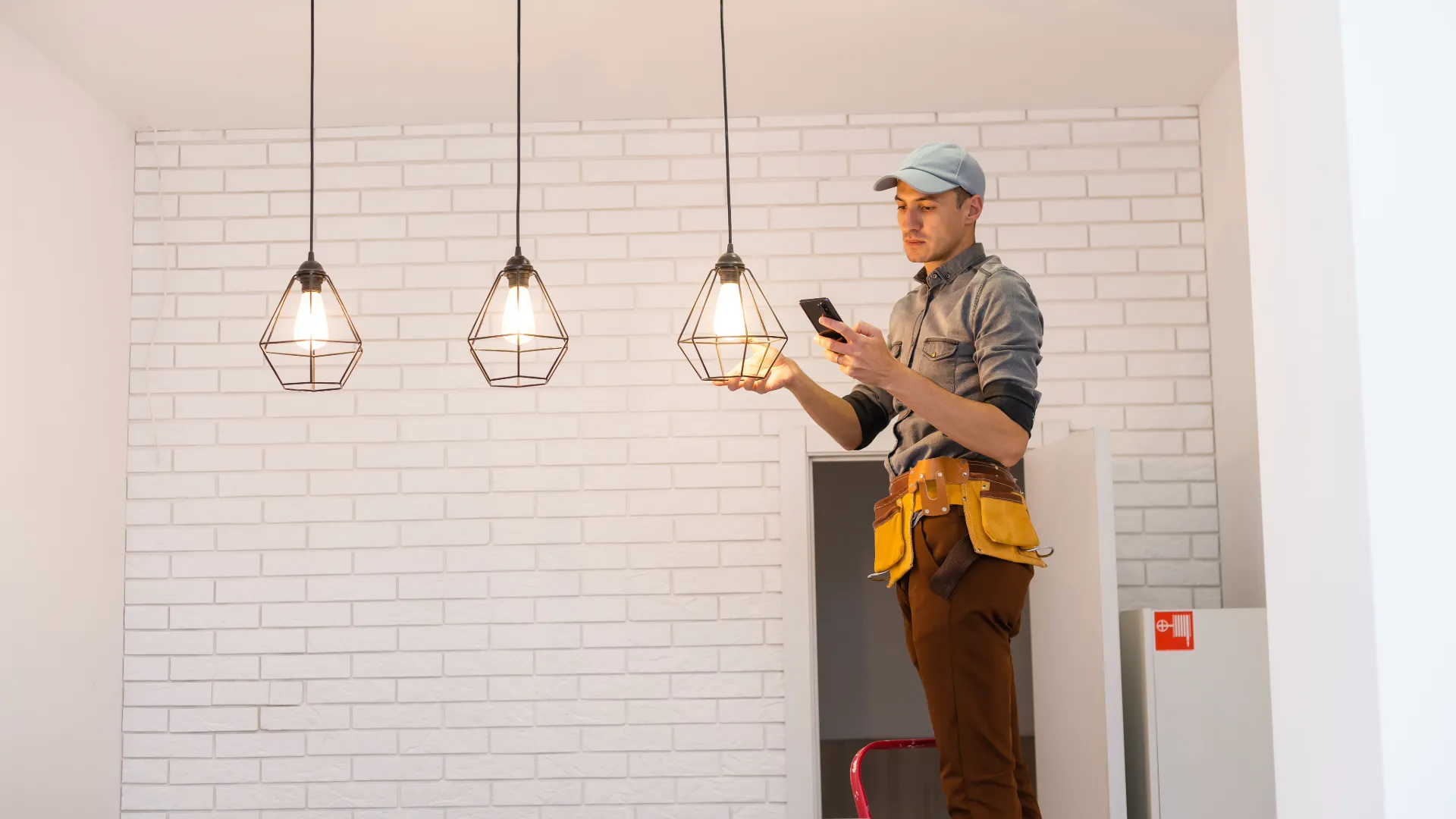 Ceiling fan mounted securely