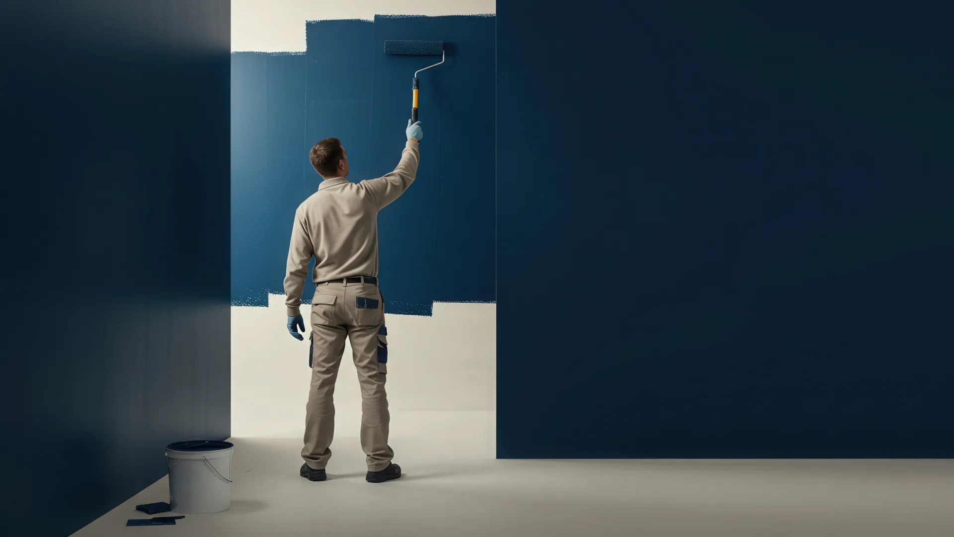 Fresh interior paint job